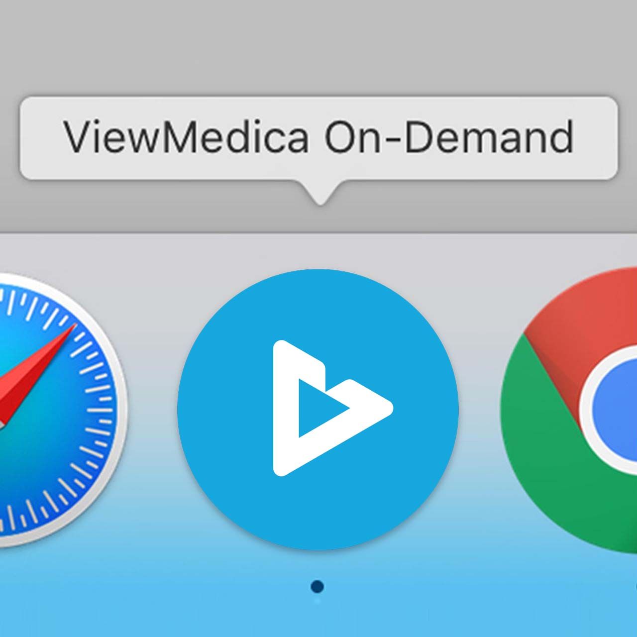 ViewMedica On-Demand in-use on a Macintosh computer.