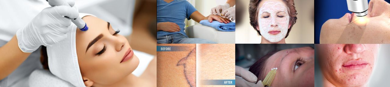 Various images from med spa patient education videos